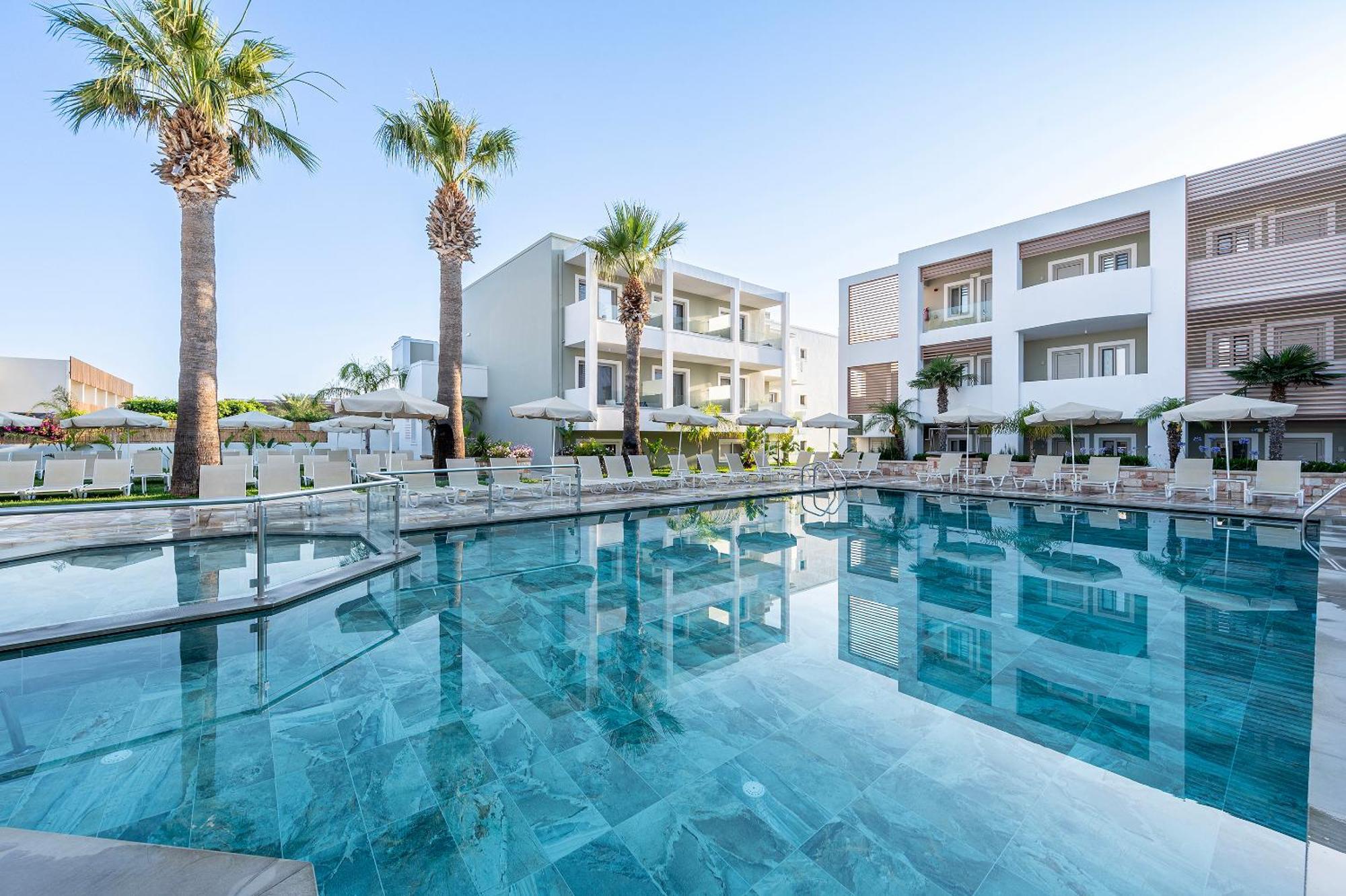 Mythos Suites Hotel Tigaki Exterior foto